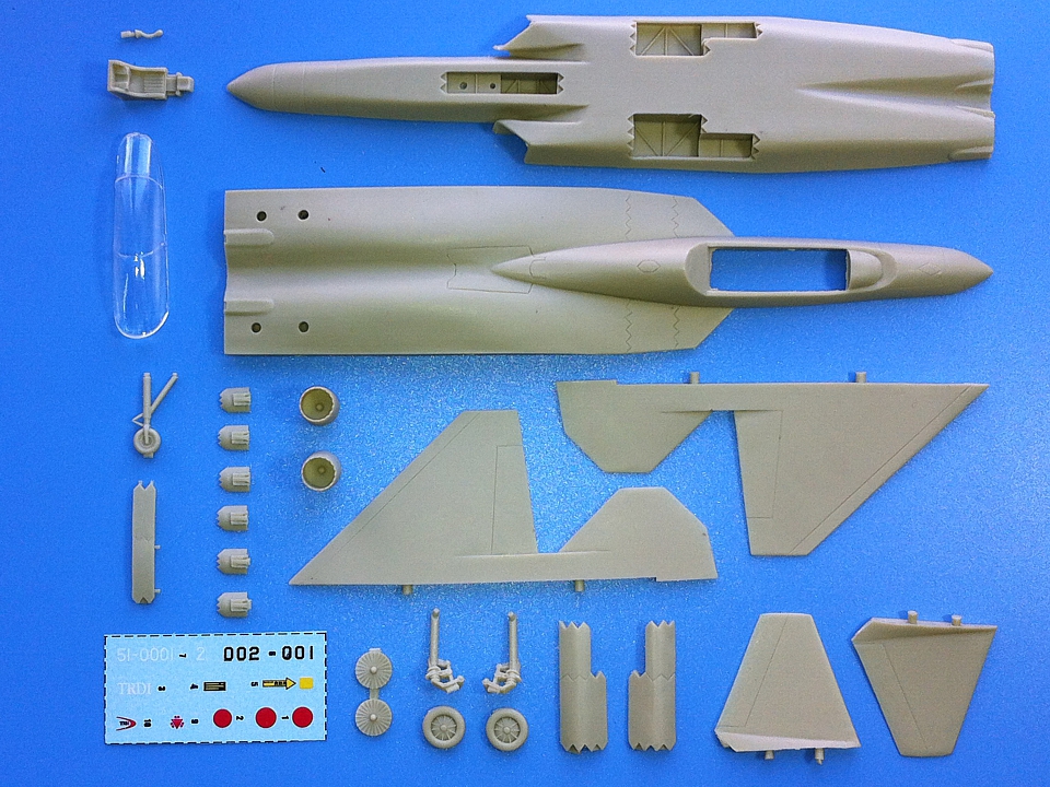 Anigrand Models 1/72 MITSUBISHI ATD-X SHINSHIN Flying Testbed Fighter 