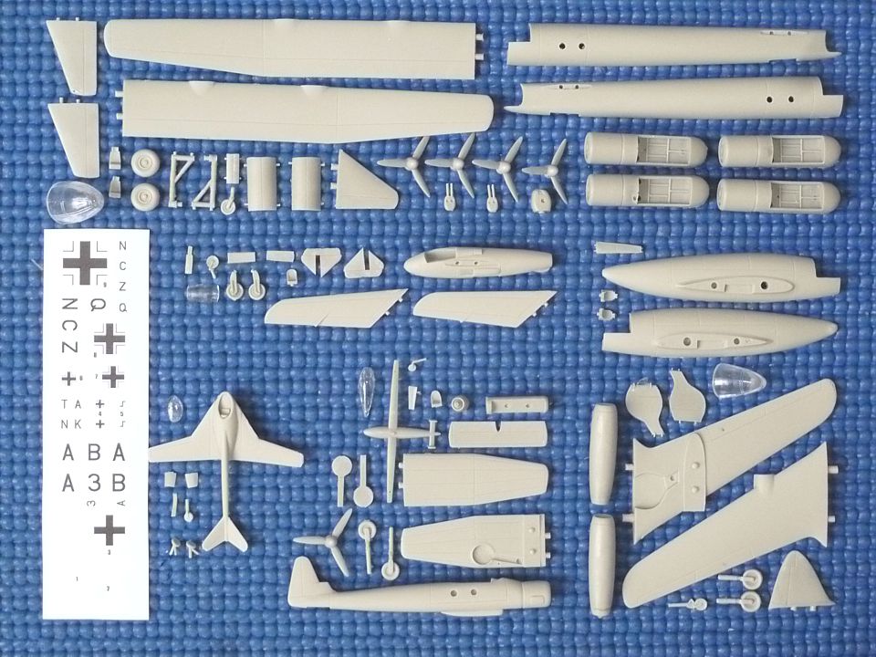 1/144 scale Blohm and Voss Bv.P.184 - Long range steel-made
